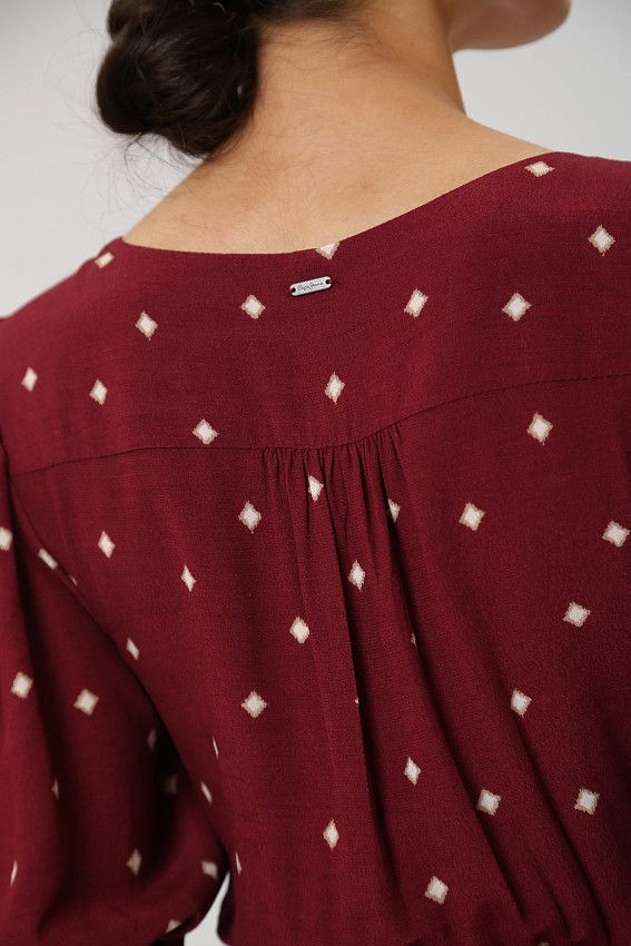 Платье Pepe Jeans Бордовый