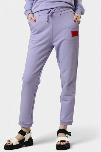 Брюки спортивные хлопковые фиолетовые Armani Exchange