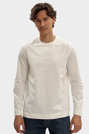 Футболка из хлопка Emporio Armani