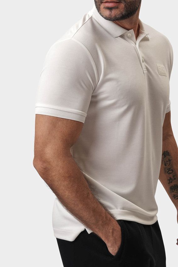 Поло EA7 Белый