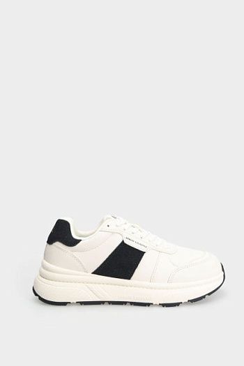 Кроссовки белые Armani Exchange