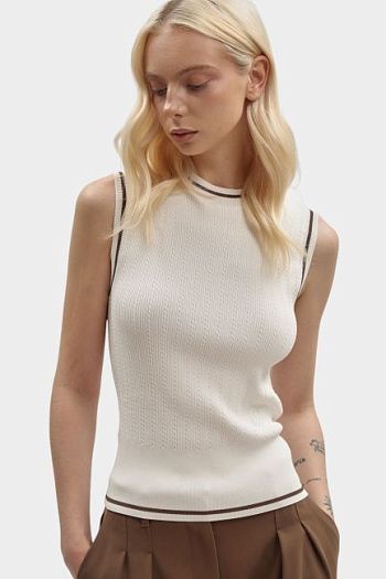 Топ из вискозы Armani Exchange