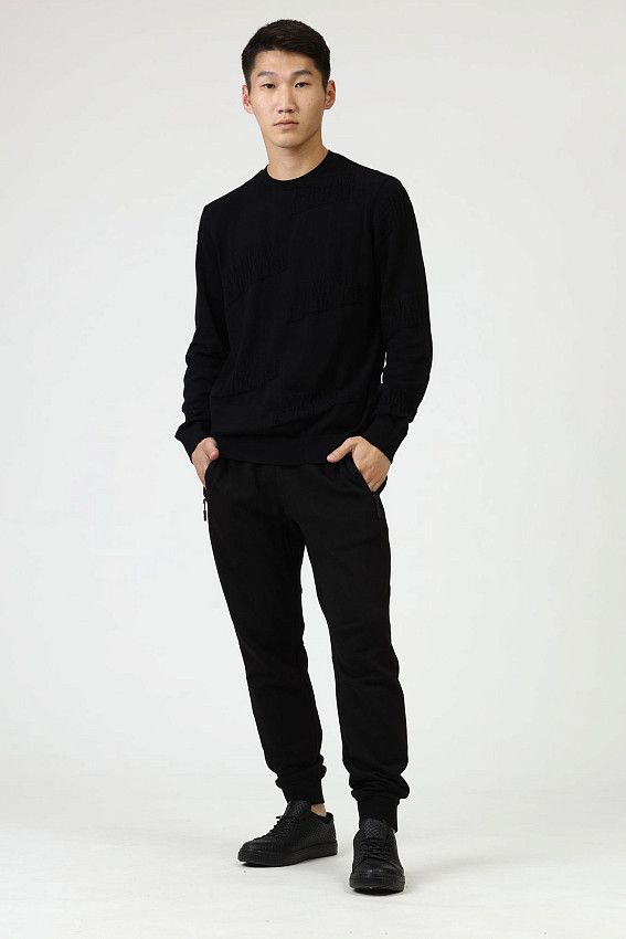 Брюки спортивные джоггеры Armani Exchange Черный