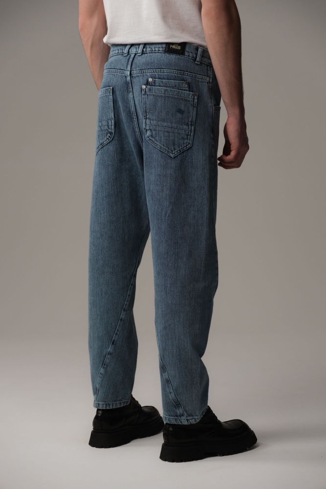 M-251-ТН-56-0061 Брюки джинсовые The Hills Синий