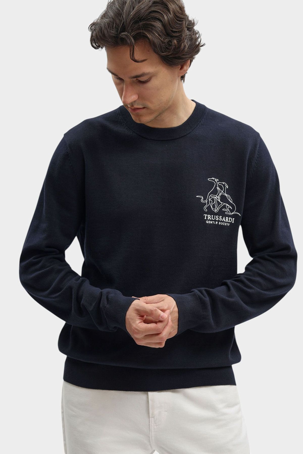Джемпер Trussardi Синий