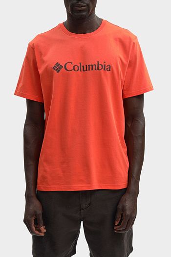 Футболка хлопковая оранжевая Columbia