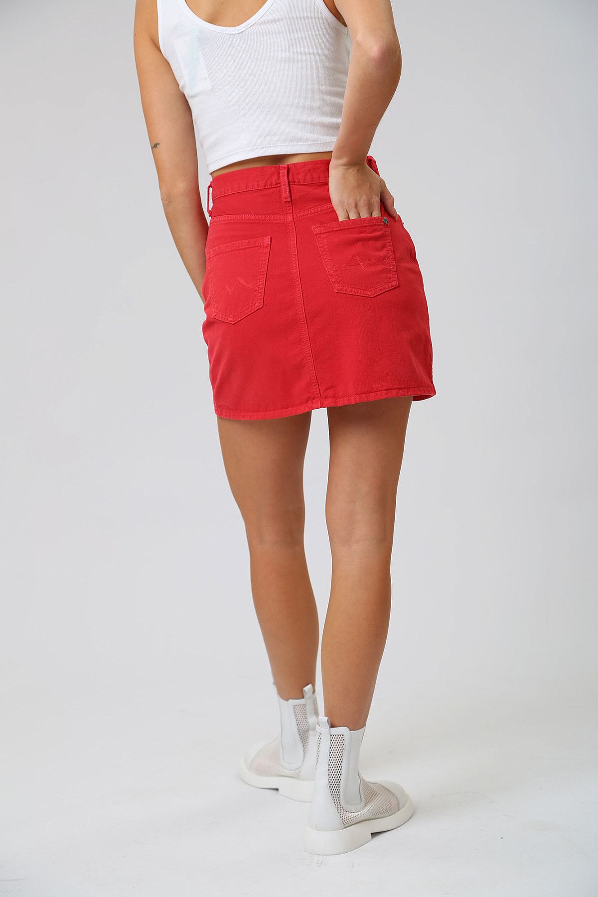 Юбка джинсовая Pepe Jeans Красный