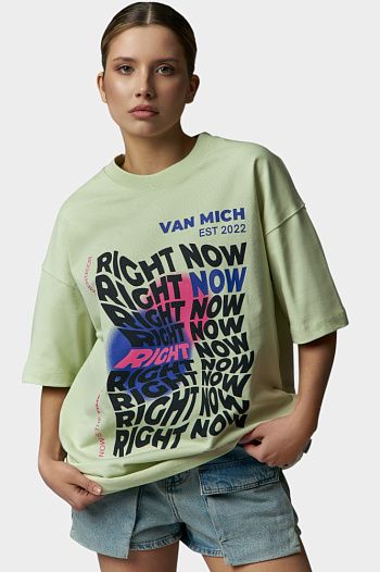 Футболка хлопковая зеленая Van Mich