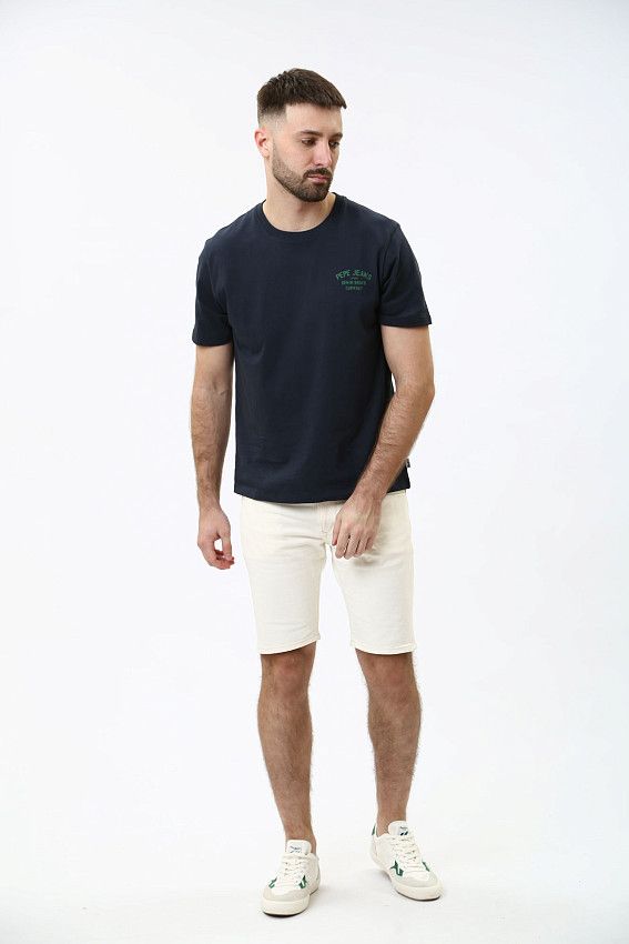 Шорты джинсовые Pepe Jeans Молочный