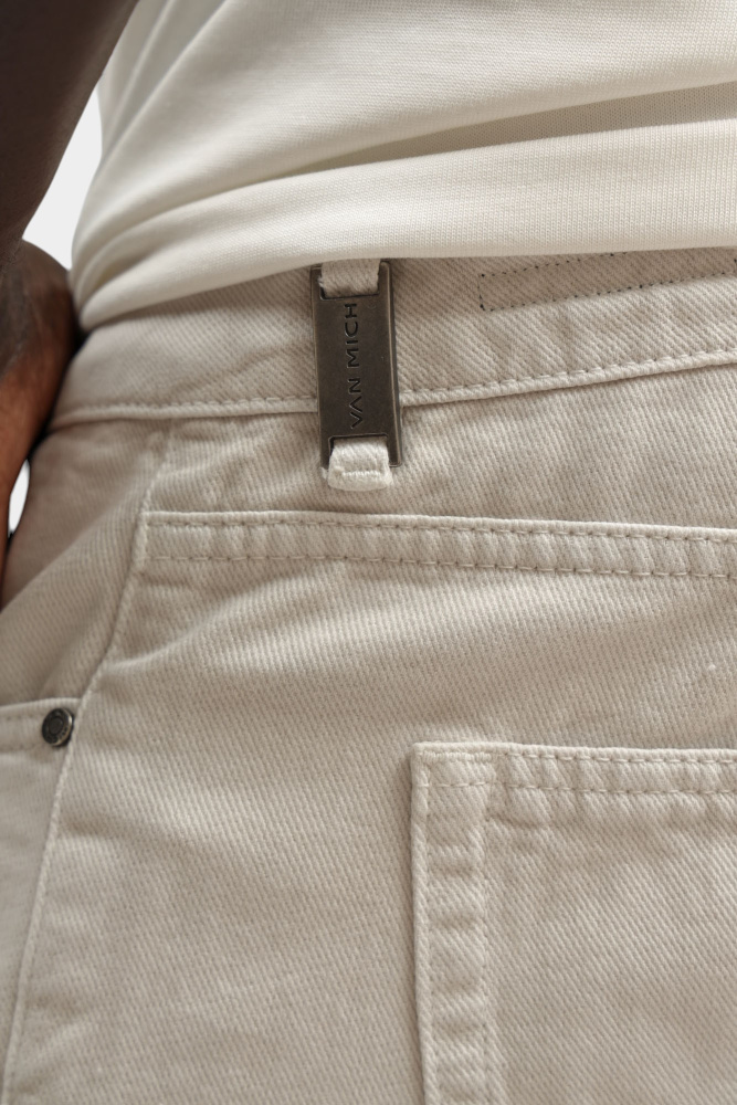 VM-OMA-33-618 Шорты джинсовые Van Mich Бежевый