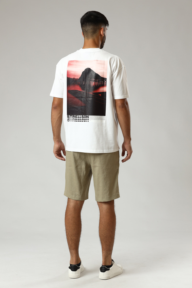 30032097_10013342 Шорты льняные Strellson Бежевый