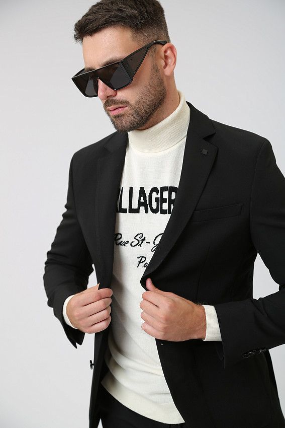 Пиджак классический Karl Lagerfeld Черный