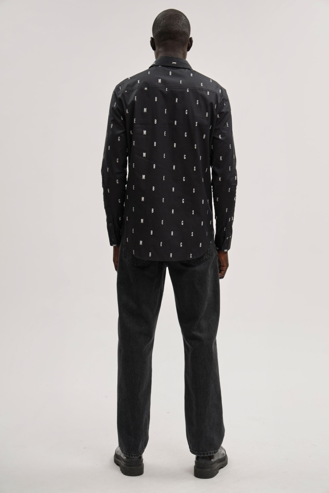 BMS1037C Рубашка Bikkembergs Черный