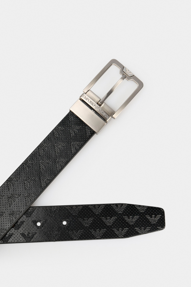 Y4S502_Y221E Ремень Emporio Armani Черный