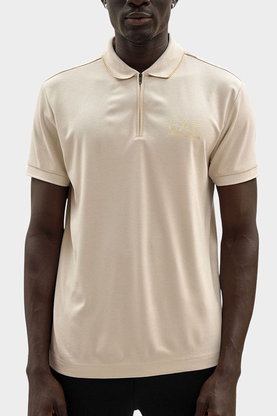 Поло EA7 Голубой