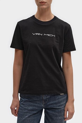 Футболка хлопковая белая Calvin Klein Jeans