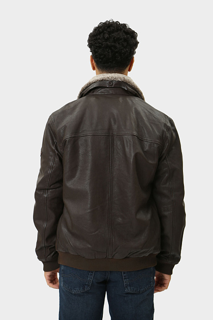 Куртка кожаная Mustang