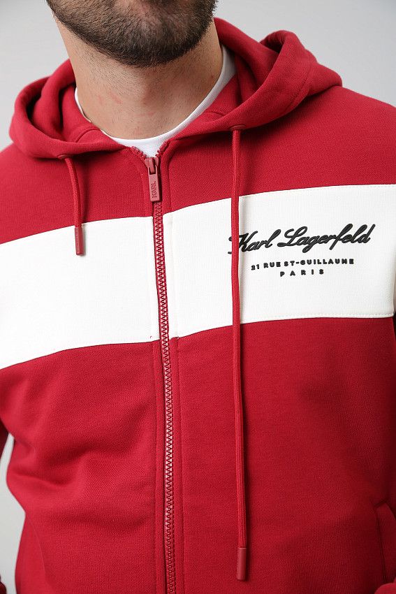 Толстовка с капюшоном Karl Lagerfeld Красный