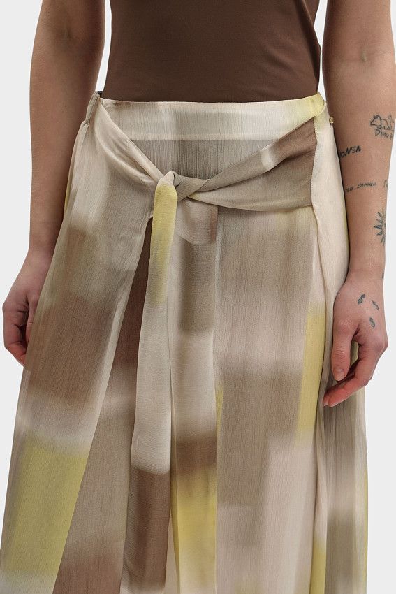 Юбка Armani Exchange Бежевый