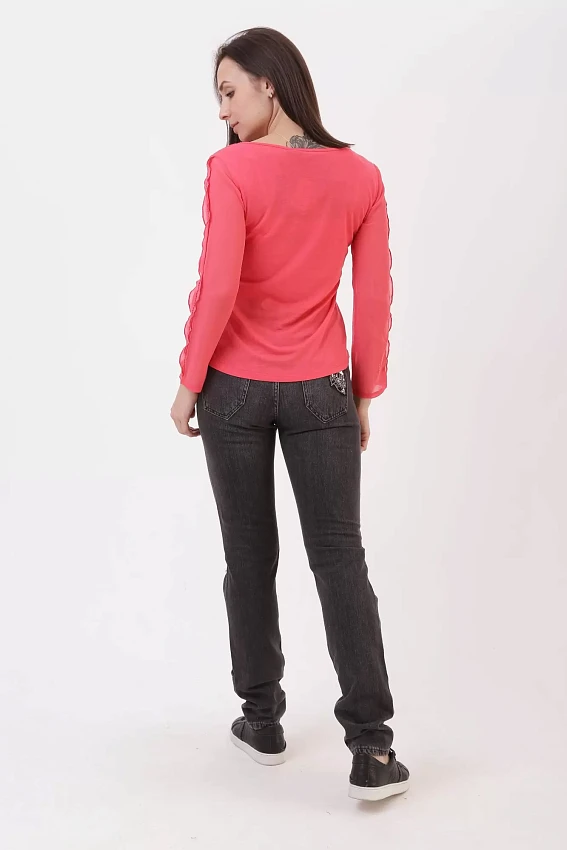 Футболка лонгслив Armani Exchange Розовый