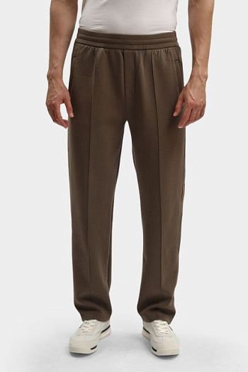 Брюки спортивные из хлопка Emporio Armani