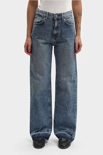 Джинсы широкие голубые Pepe Jeans