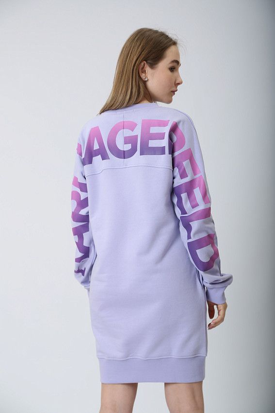 Платье Karl Lagerfeld Фиолетовый