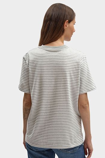 Футболка хлопковая серая Calvin Klein Jeans