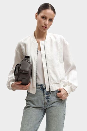 Бомбер из льна Armani Exchange