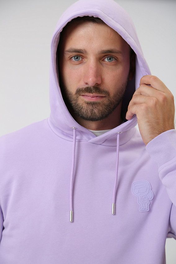 Худи Karl Lagerfeld Фиолетовый