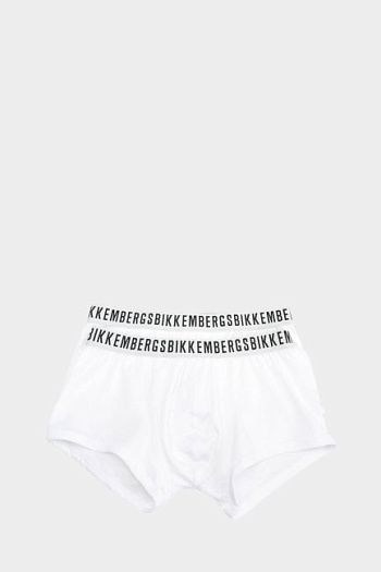 Трусы комплект 3 шт хлопковые белые Bikkembergs