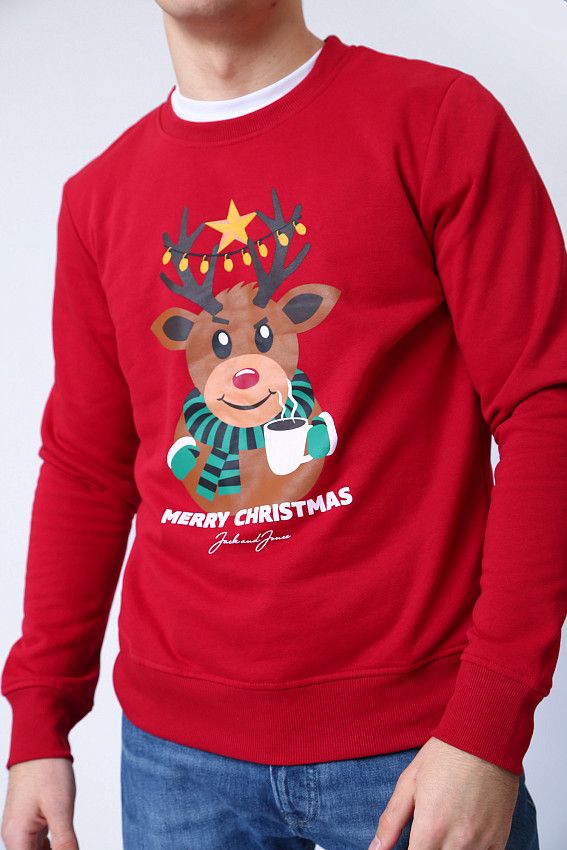 Свитшот Jack &amp; Jones Красный