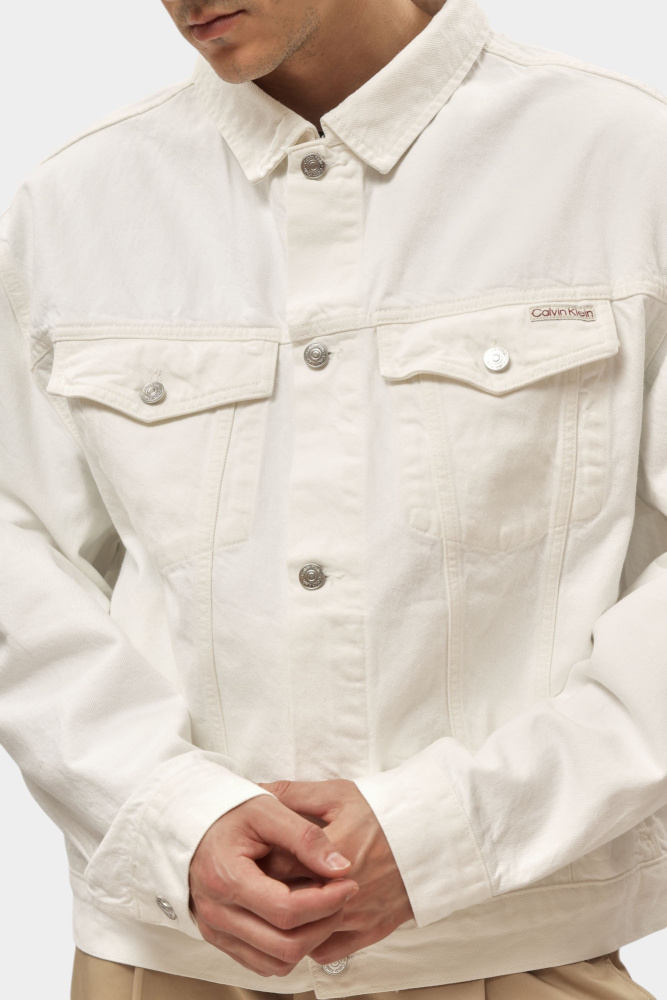 J30J327586 Куртка джинсовая Calvin Klein Jeans Молочный