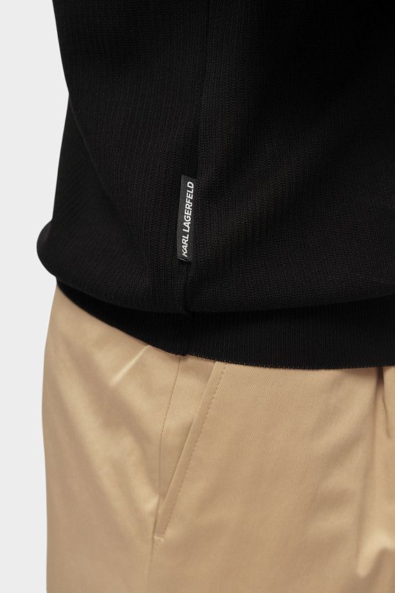 Поло Karl Lagerfeld Черный