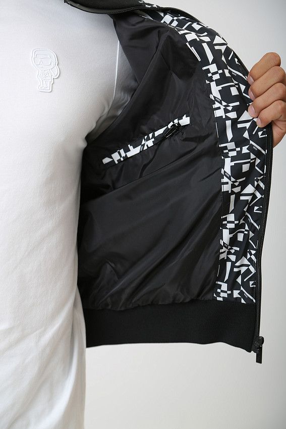 Бомбер Karl Lagerfeld Черный