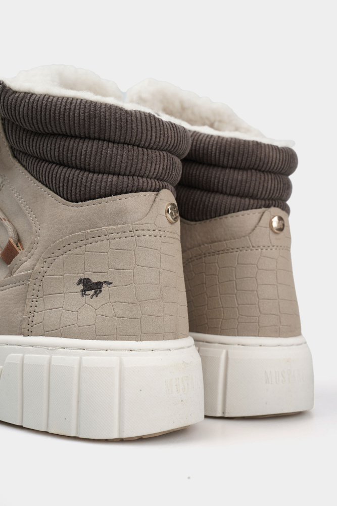 1446-601 Кеды Mustang Бежевый