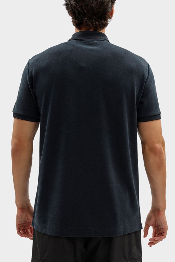 Поло EA7 Голубой