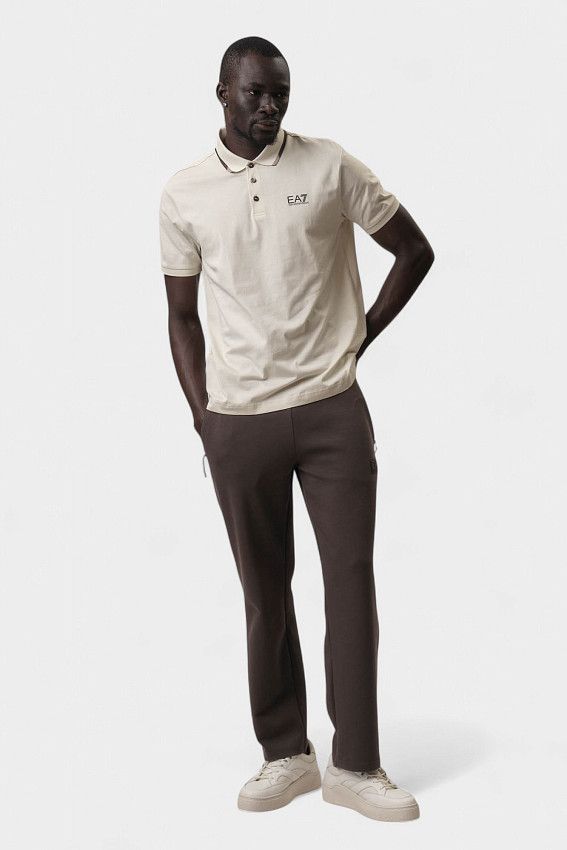 Поло EA7 Бежевый