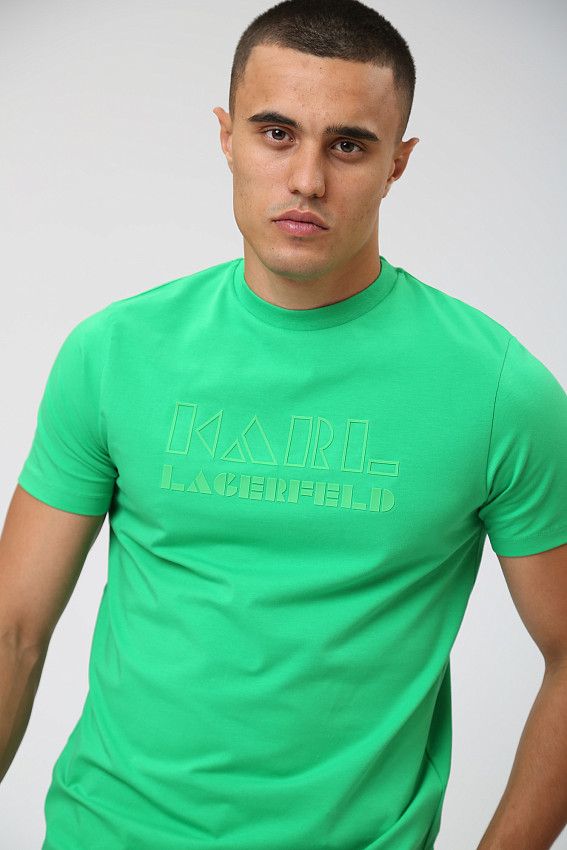 Майка Karl Lagerfeld Зеленый