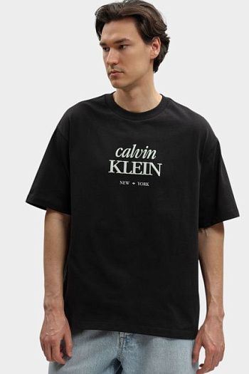 Футболка из хлопка Calvin Klein Jeans
