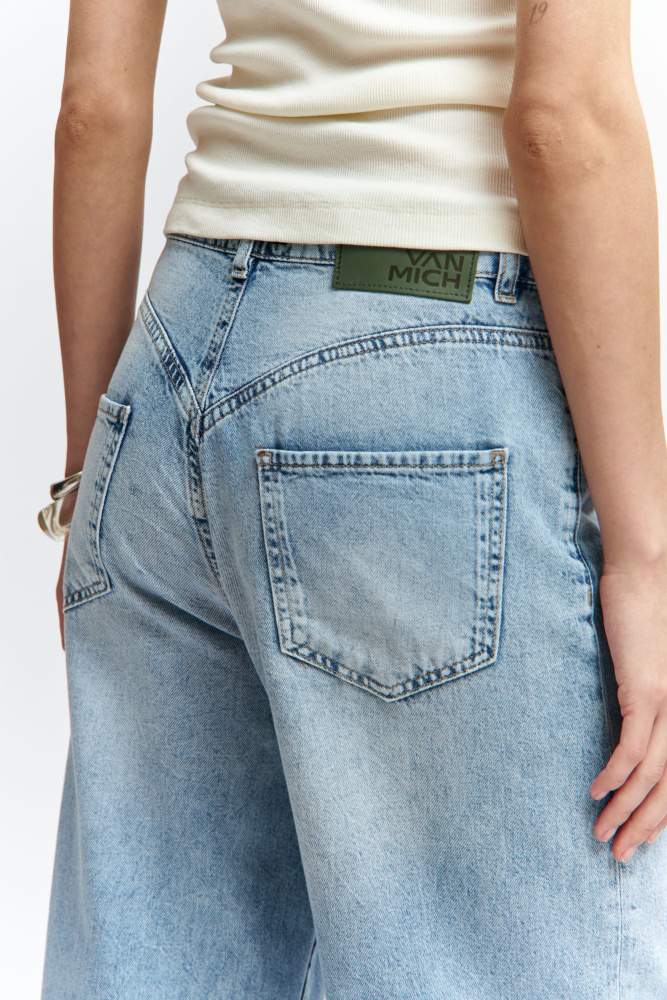 VW-OMA-33-436 брюки джинсовые van mich 