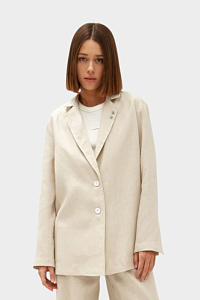 Пиджак изо льна прямого кроя The Hills