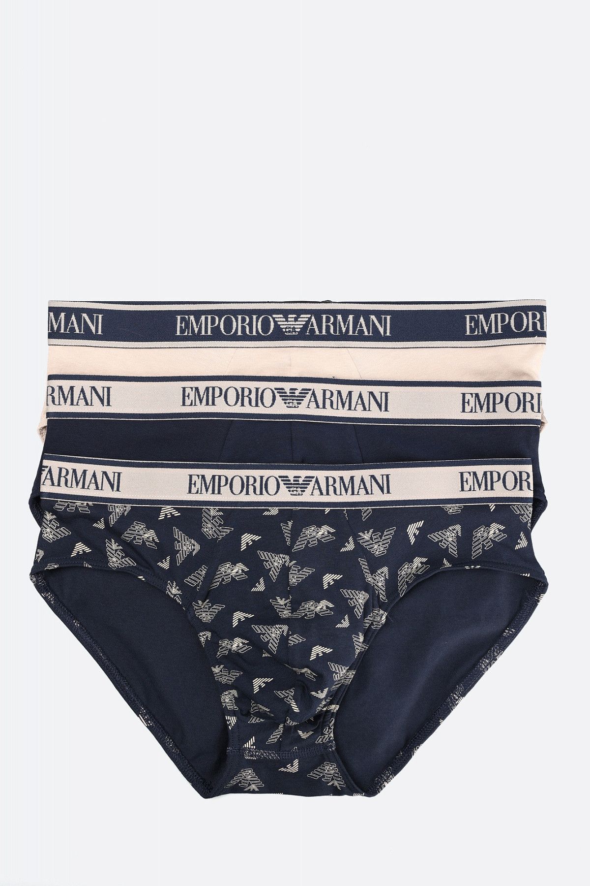 Трусы 3 шт Emporio Armani Синий