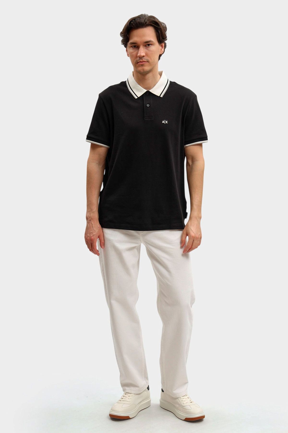Поло Armani Exchange Черный