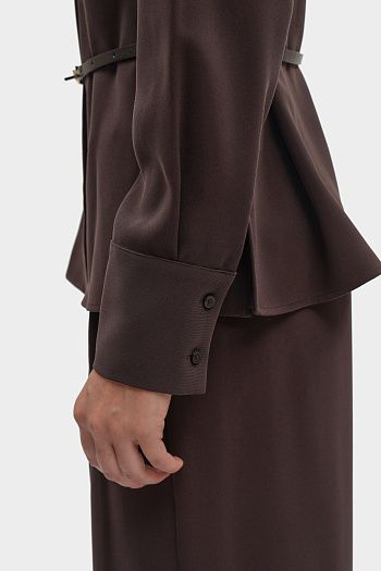Рубашка хлопковая белая Armani Exchange