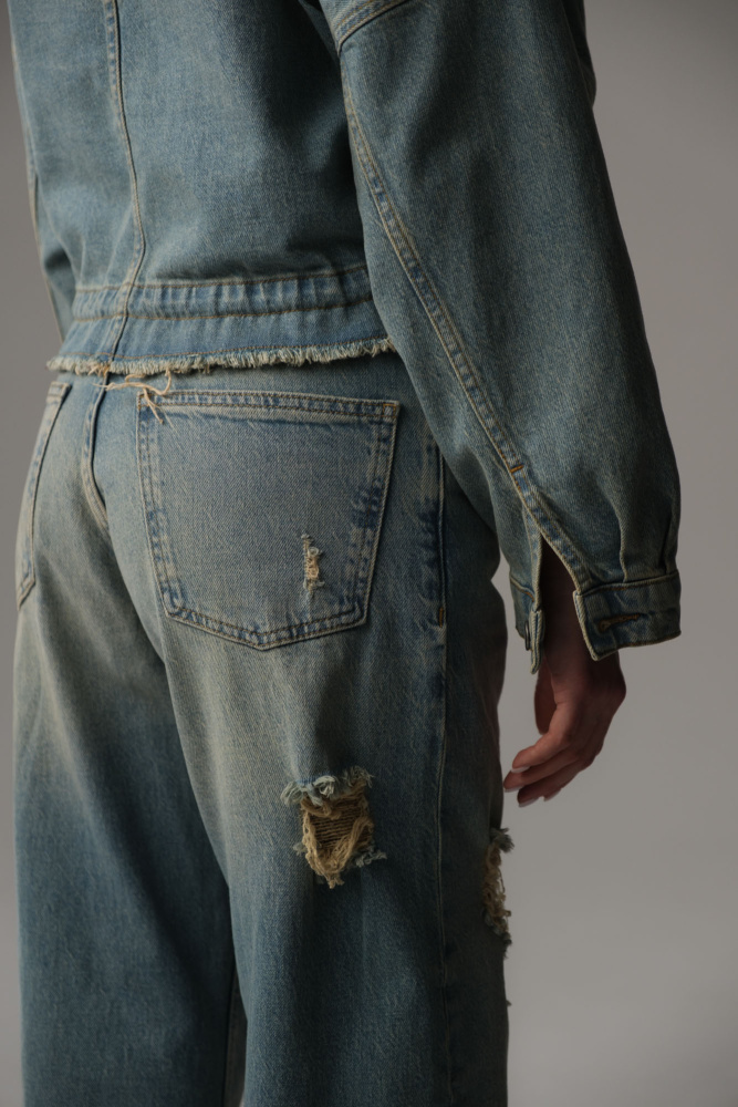 W-242-TO-56-4872 брюки джинсовые the hills 