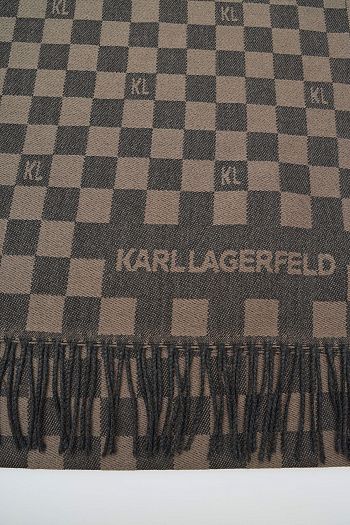 Кепка шерстяная черная Karl Lagerfeld