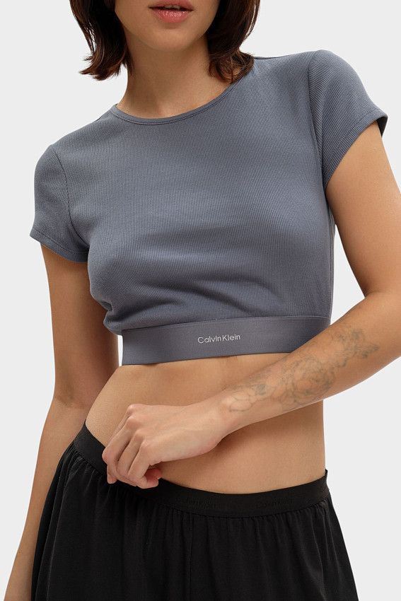 Кроп-топ Calvin Klein Underwear Серый