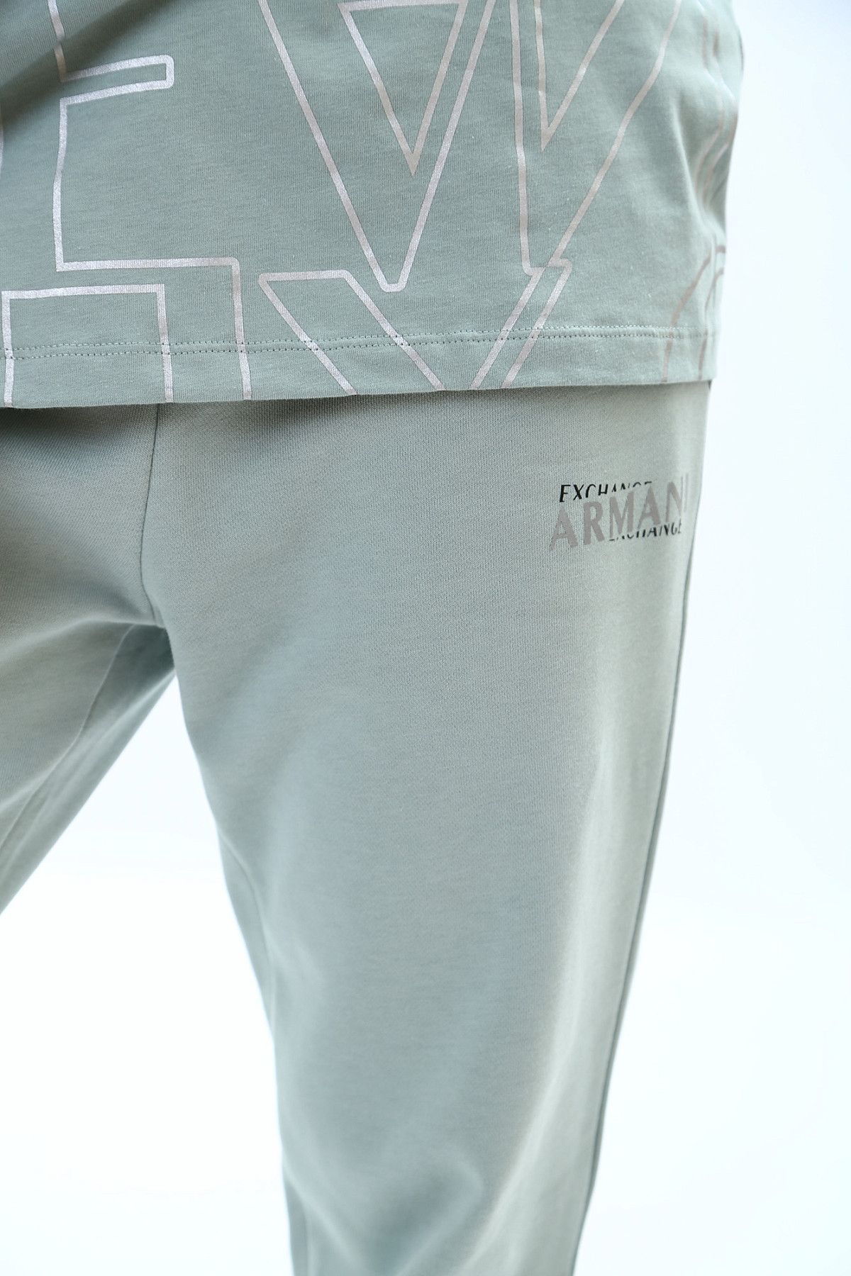 Брюки спортивные Armani Exchange Бирюзовый