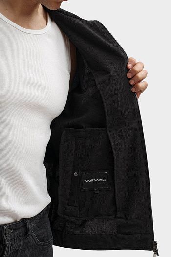 Куртка лёгкая черная Emporio Armani